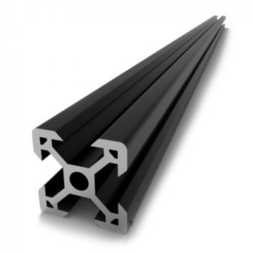 Alu-Profil-Schiene V-slot Linearführung LxBxH 1000 x 60 x 20mm in schwarz LaGER 